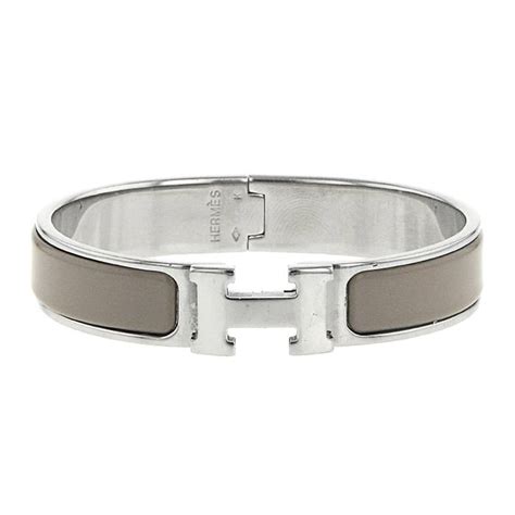 hermes clic clac small wrist|hermes leather bracelets.